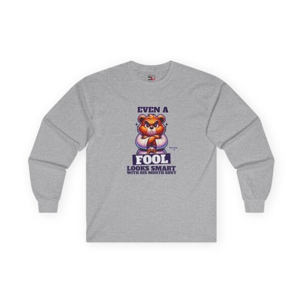 Proverbs 17:28  Long Sleeve Tee  - UCD - Image 10
