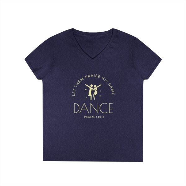 Psalm 149:3 Dance V-Neck T-Shirt - UCD - Image 11