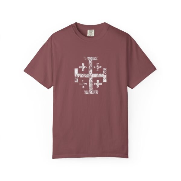 Jerusalem Cross - Soft Christian T-Shirt - UCD - Image 7