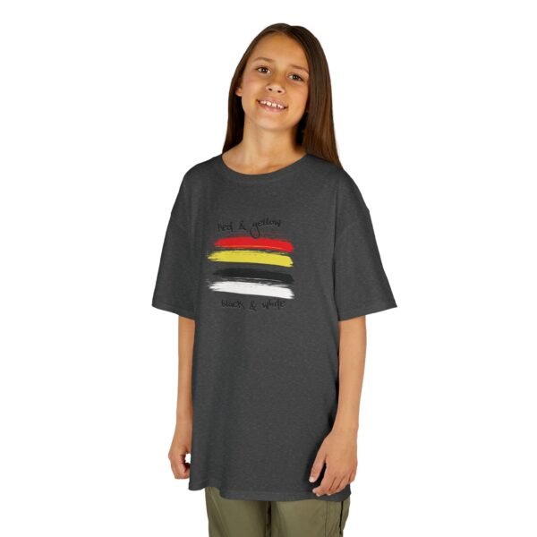 Red Yellow Black and White - Youth T-Shirt - UCD - Image 6