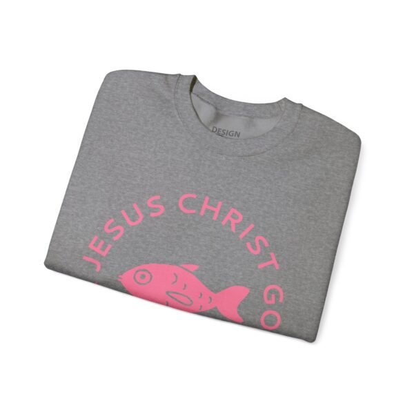 Jesus Christ God's Son Savior - Christian Sweatshirt - UCD - Image 15