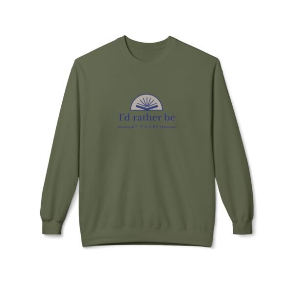 I'd Rather be at Church - Christian Sweatshirt - UCD - Image 17