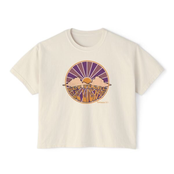 UCD Christian Boxy T-shirt Let there be Light - Image 4
