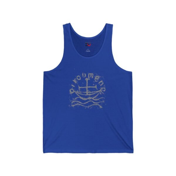 Oikoumene Nautical Christian Jersey Tank - UCD - Image 3