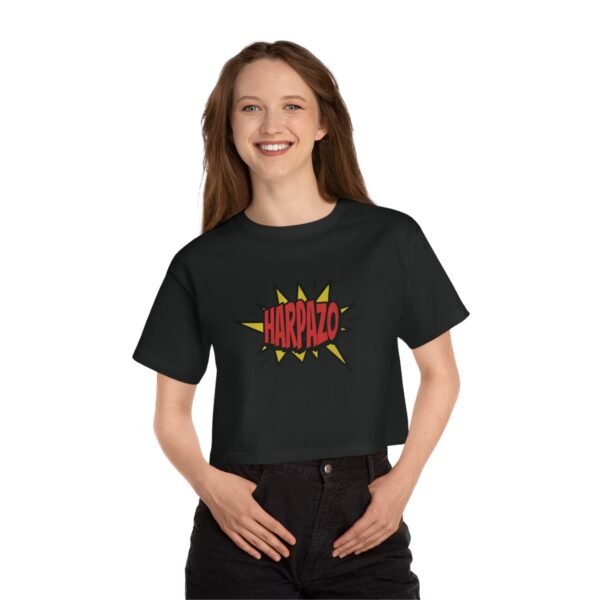 HARPAZO Christian Cropped T-Shirt - UCD - Image 3