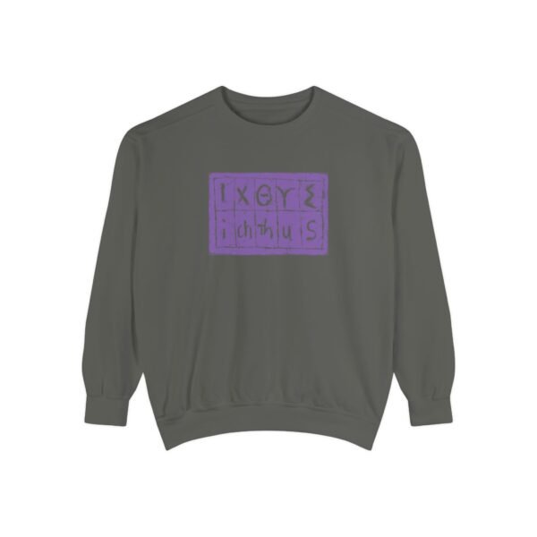 IXOYE Ichthus - Garment Dyed Sweatshirt - UCD - Image 5