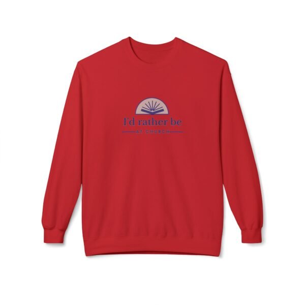 I'd Rather be at Church - Christian Sweatshirt - UCD - Image 31