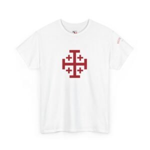 Jerusalem Cross Heavy Cotton T-Shirt - UCD