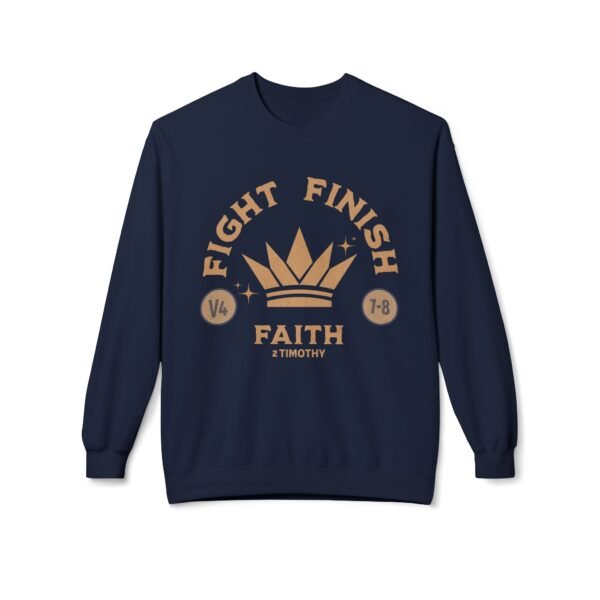 Fight Finish Faith - UCD Christian Sweatshirt  - UCD - Image 3