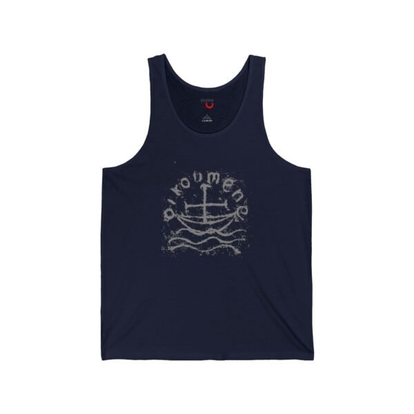 Oikoumene Nautical Christian Jersey Tank - UCD - Image 5
