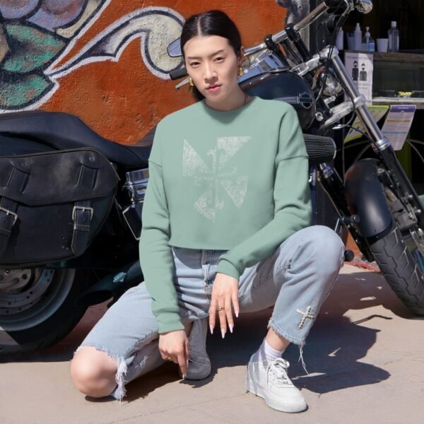 Militia of Jesus Christ - Women's Cropped Sweatshirt - UCD - Image 13