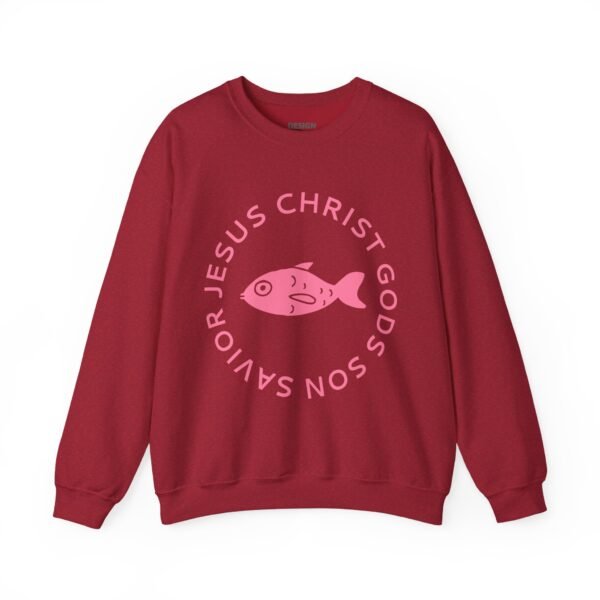 Jesus Christ God's Son Savior - Christian Sweatshirt - UCD - Image 21