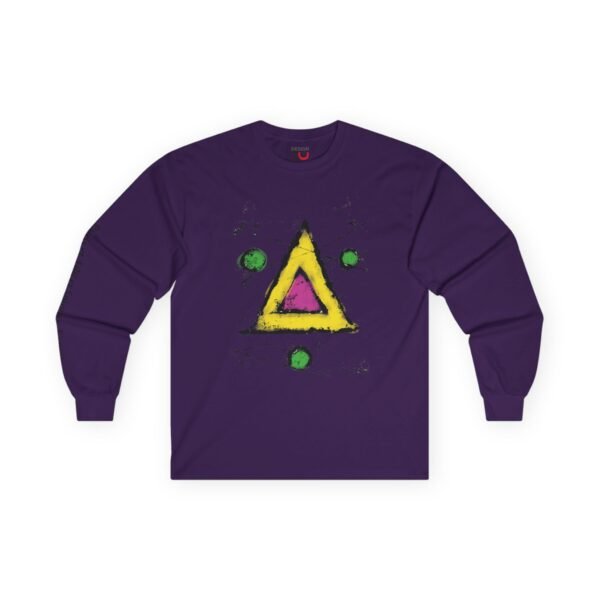 Geometric Trinity Symbol Thick Long Sleeve Tee - UCD - Image 13