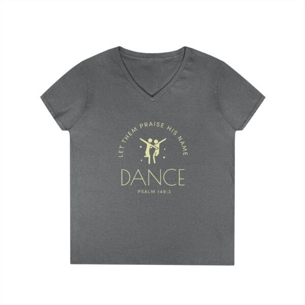 Psalm 149:3 Dance V-Neck T-Shirt - UCD - Image 5