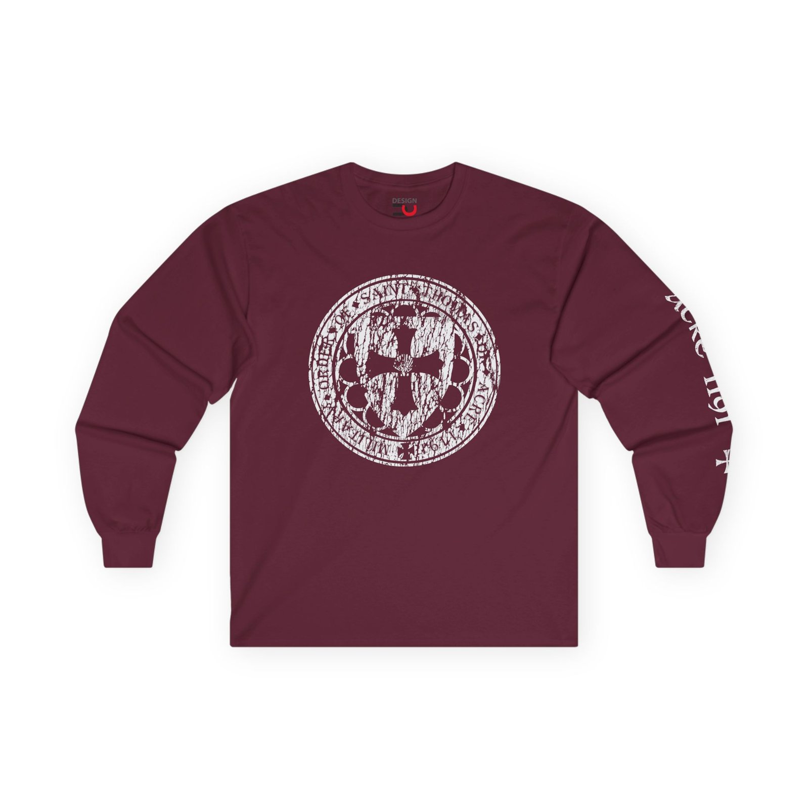 Order of Saint Thomas Coat of Arms Long Sleeve Tee - UCD - Image 4