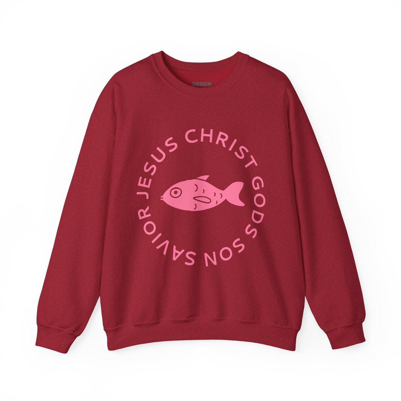 Jesus Christ God's Son Savior - Christian Sweatshirt - UCD - Image 6
