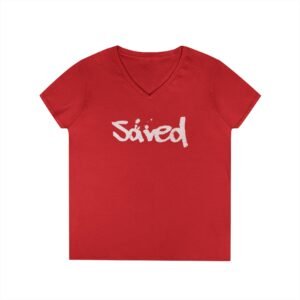 Saved - Ladies V-Neck T-Shirt - UCD