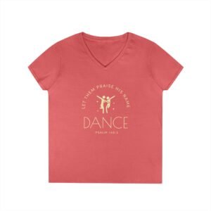 Psalm 149:3 Christian Dance V-Neck T-Shirt - UCD