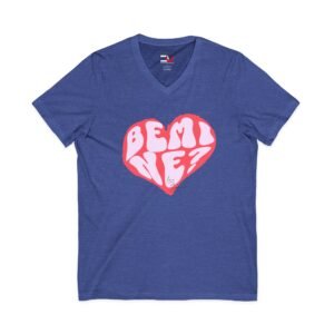 Be Mine? Love, Jesus Christian Heart V-neck T-Shirt