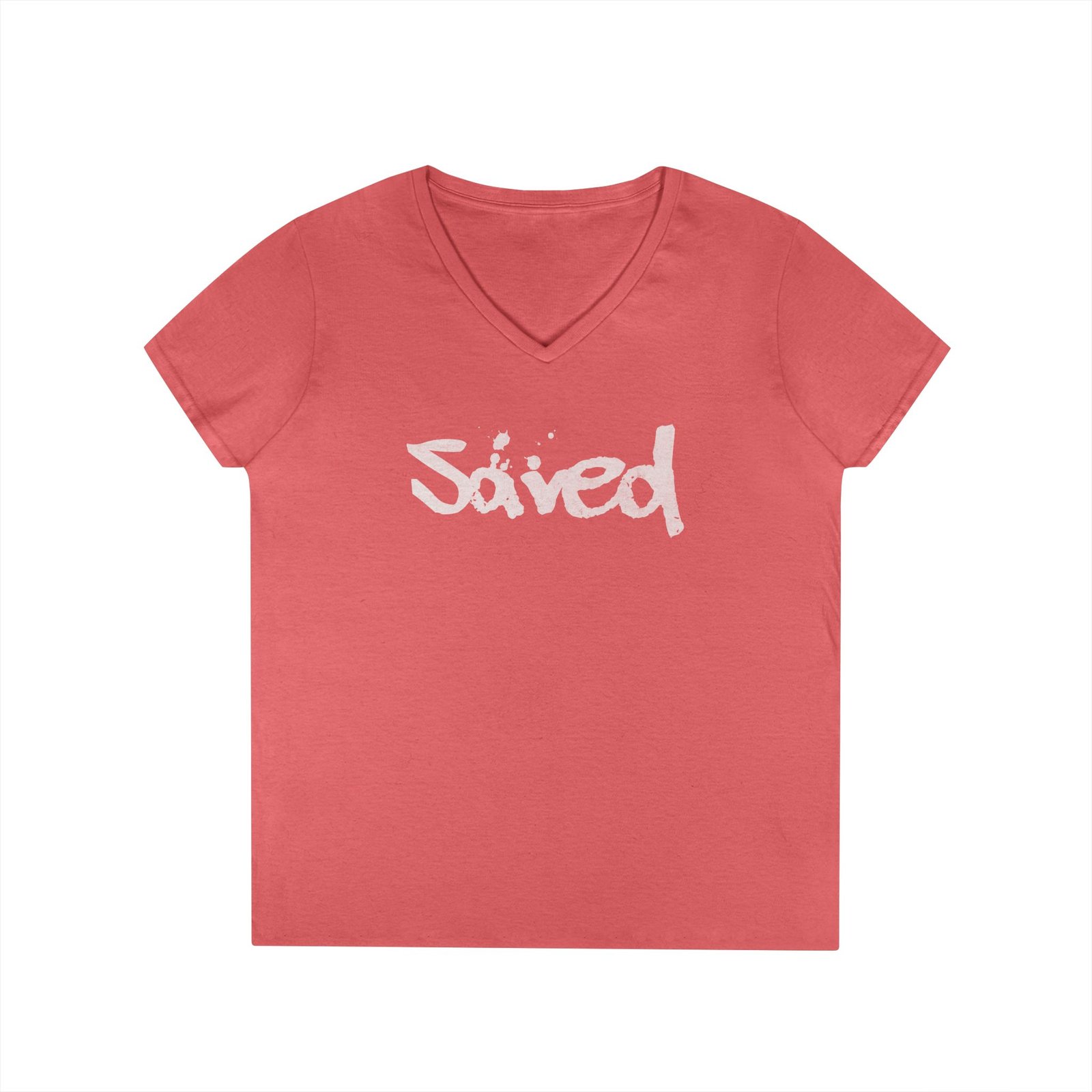 Saved - Ladies V-Neck T-Shirt - UCD