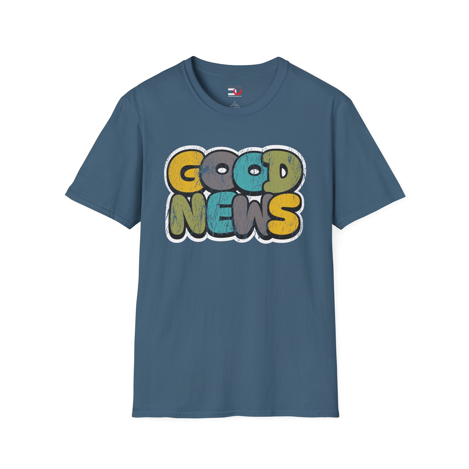 Good News T-Shirt — Retro Colorful Positive Graphic Tee - Image 13