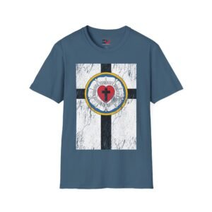 Luther Rose Cross T-Shirt — Reformation Heart Faith Tee