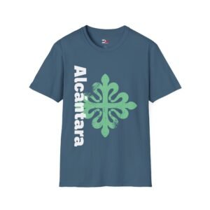 Alcantara Floral Emblem Christian Cross T-Shirt