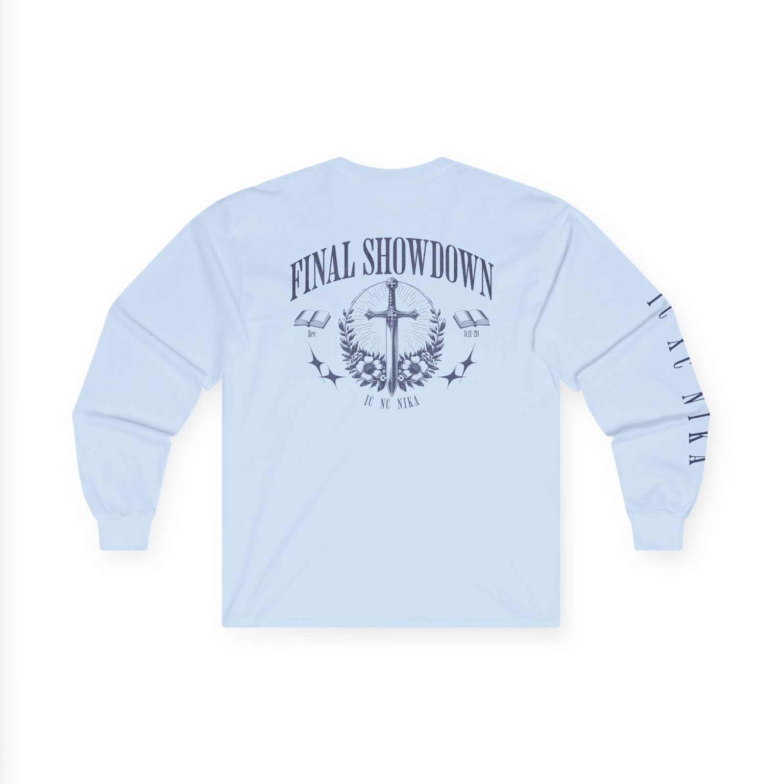 Revelation 19 : 19 Final Showdown Long Sleeve T-Shirt - Image 6