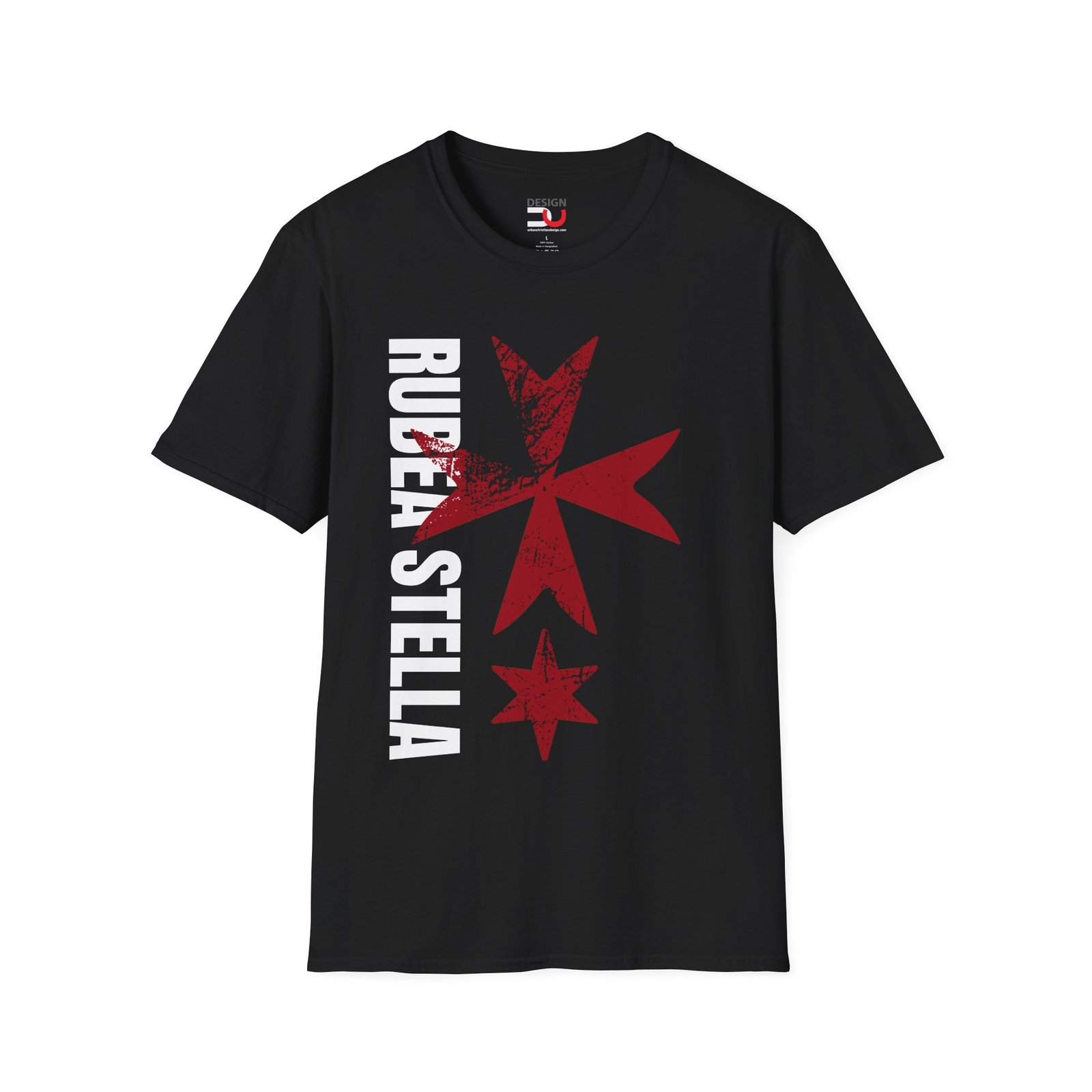 Rubea Stella Graphic T-Shirt - Knights of the Cross with the Red Star Tee - Image 2