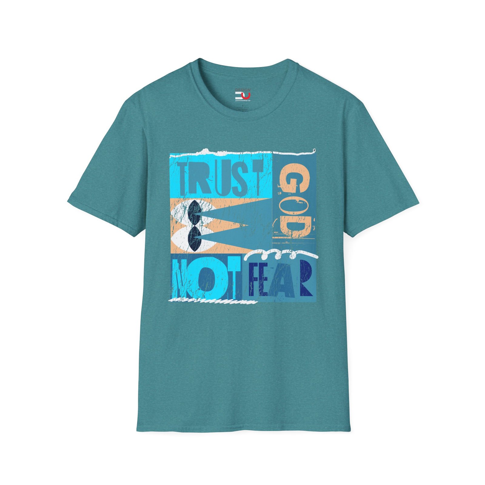 Trust God Not Fear T-Shirt — Inspirational Christian Tee - Image 4