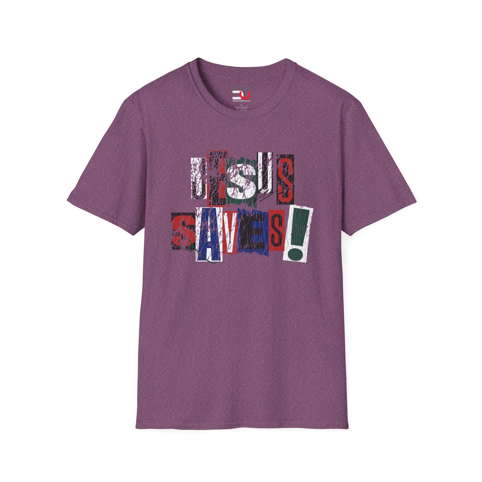 Jesus Saves Tee — Ransom Style Design Christian T-Shirt - Image 10