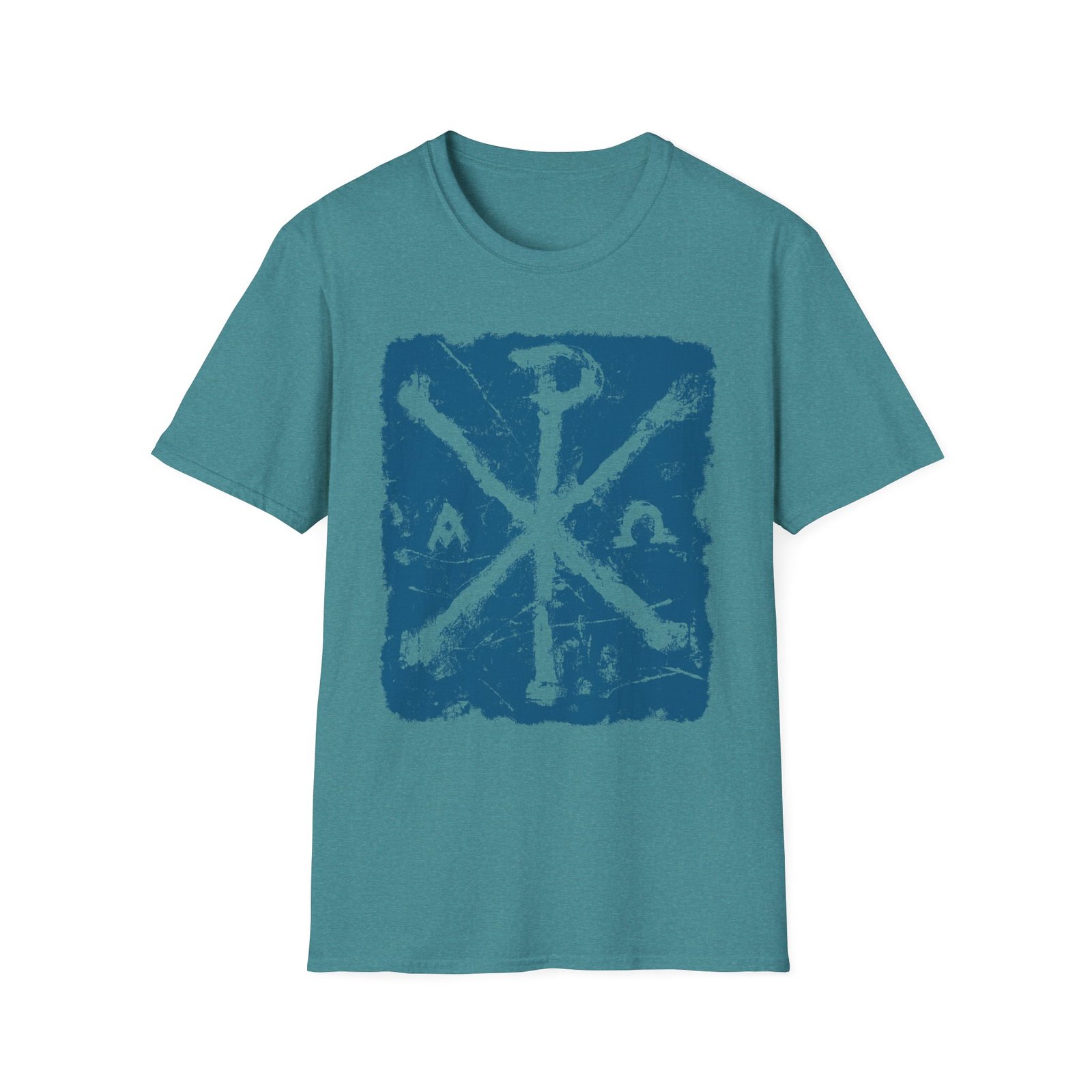 Chi-Rho Christian T-Shirt — Ancient Alpha & Omega Symbol Tee - Image 3