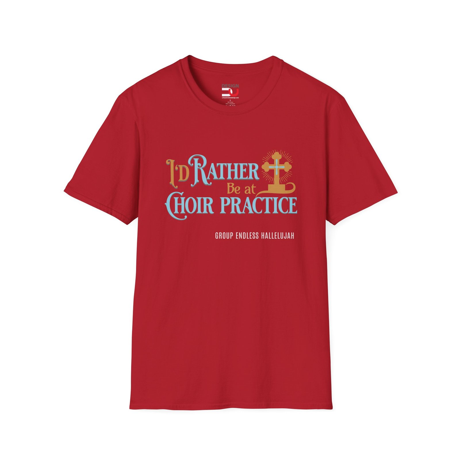 "I'd Rather Be at Choir Practice" T-Shirt — Church Music Tee - Image 8