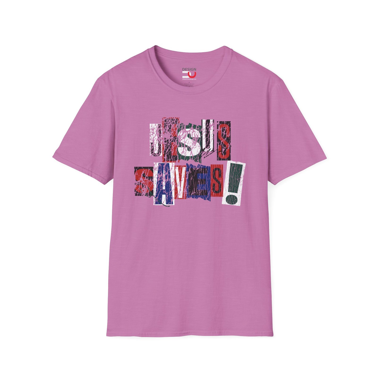 Jesus Saves Tee — Ransom Style Design Christian T-Shirt - Image 8