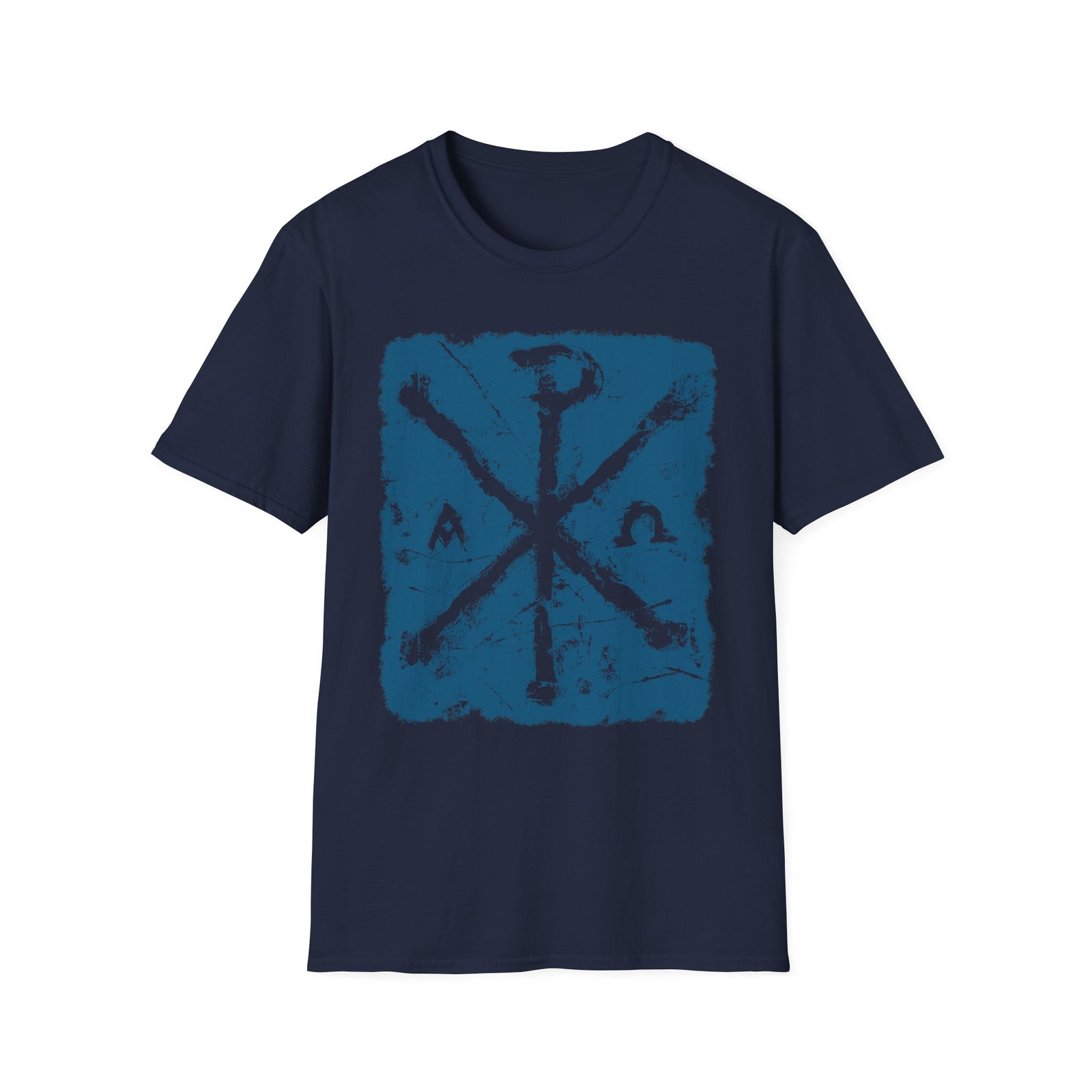 Chi-Rho Christian T-Shirt — Ancient Alpha & Omega Symbol Tee - Image 4