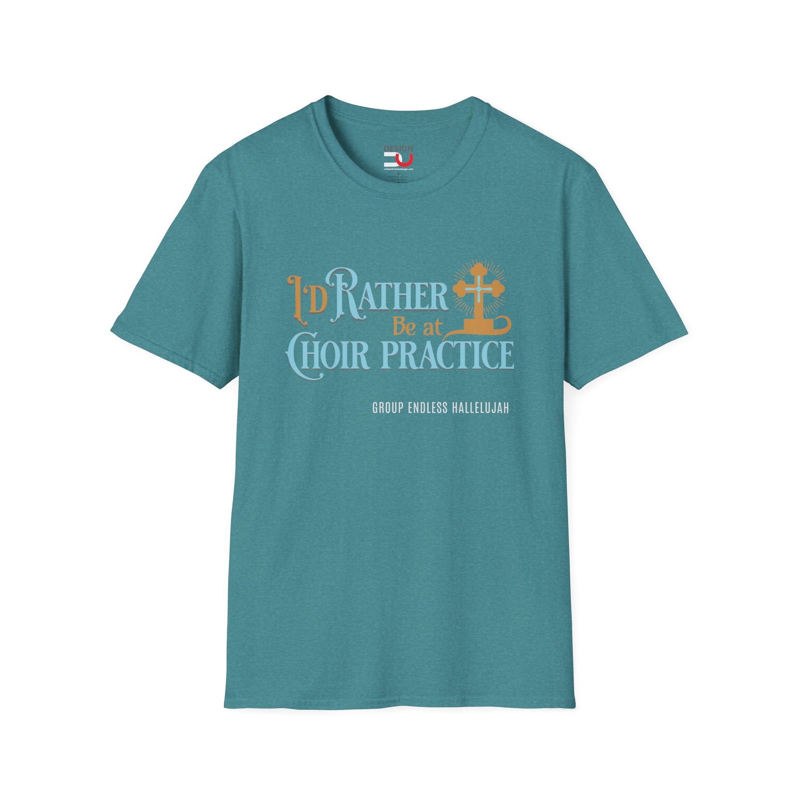 "I'd Rather Be at Choir Practice" T-Shirt — Church Music Tee - Image 5