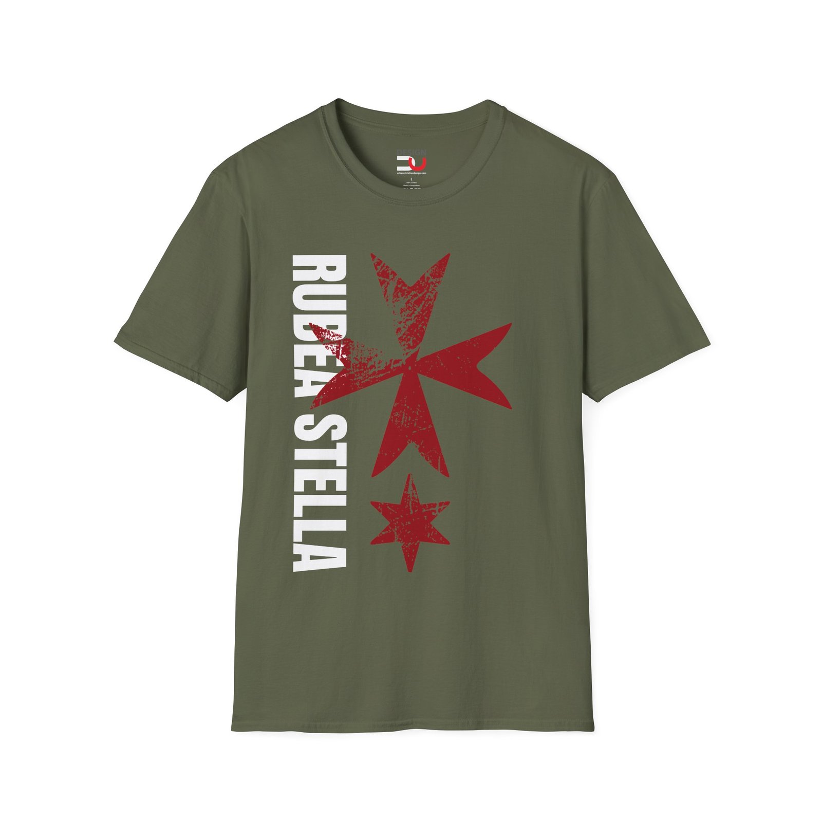 Rubea Stella Graphic T-Shirt - Knights of the Cross with the Red Star Tee - Image 5