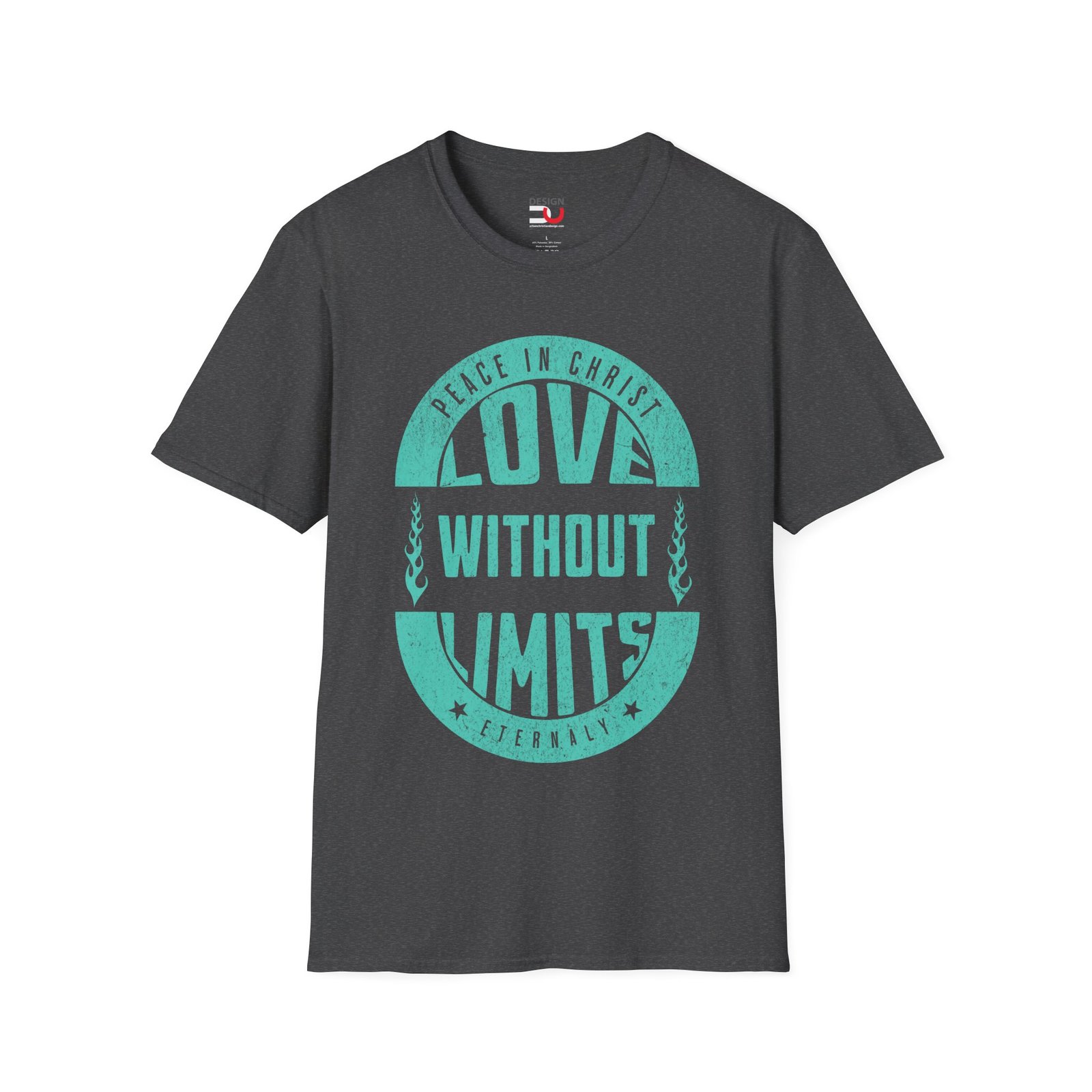 Love Without Limits T-Shirt — Peace in Christ Christian Tee - Image 5