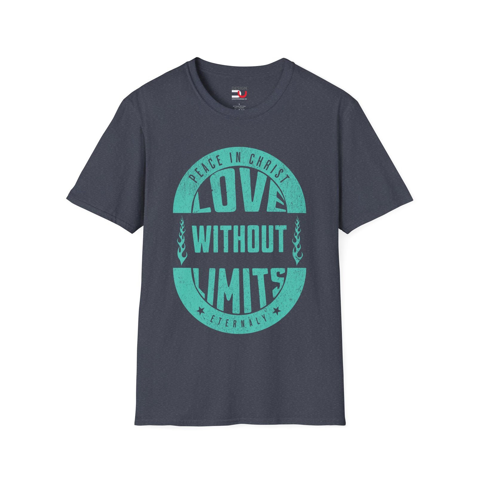 Love Without Limits T-Shirt — Peace in Christ Christian Tee - Image 6