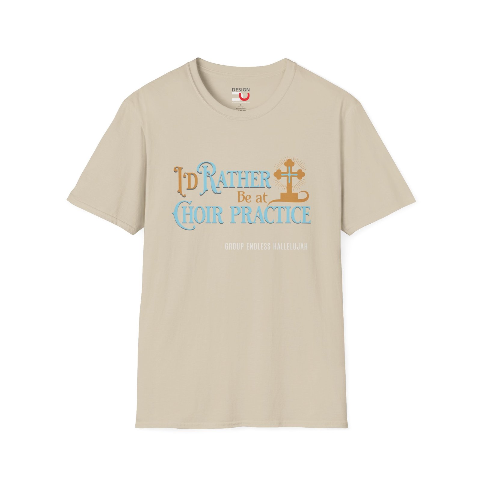 "I'd Rather Be at Choir Practice" T-Shirt — Church Music Tee - Image 2