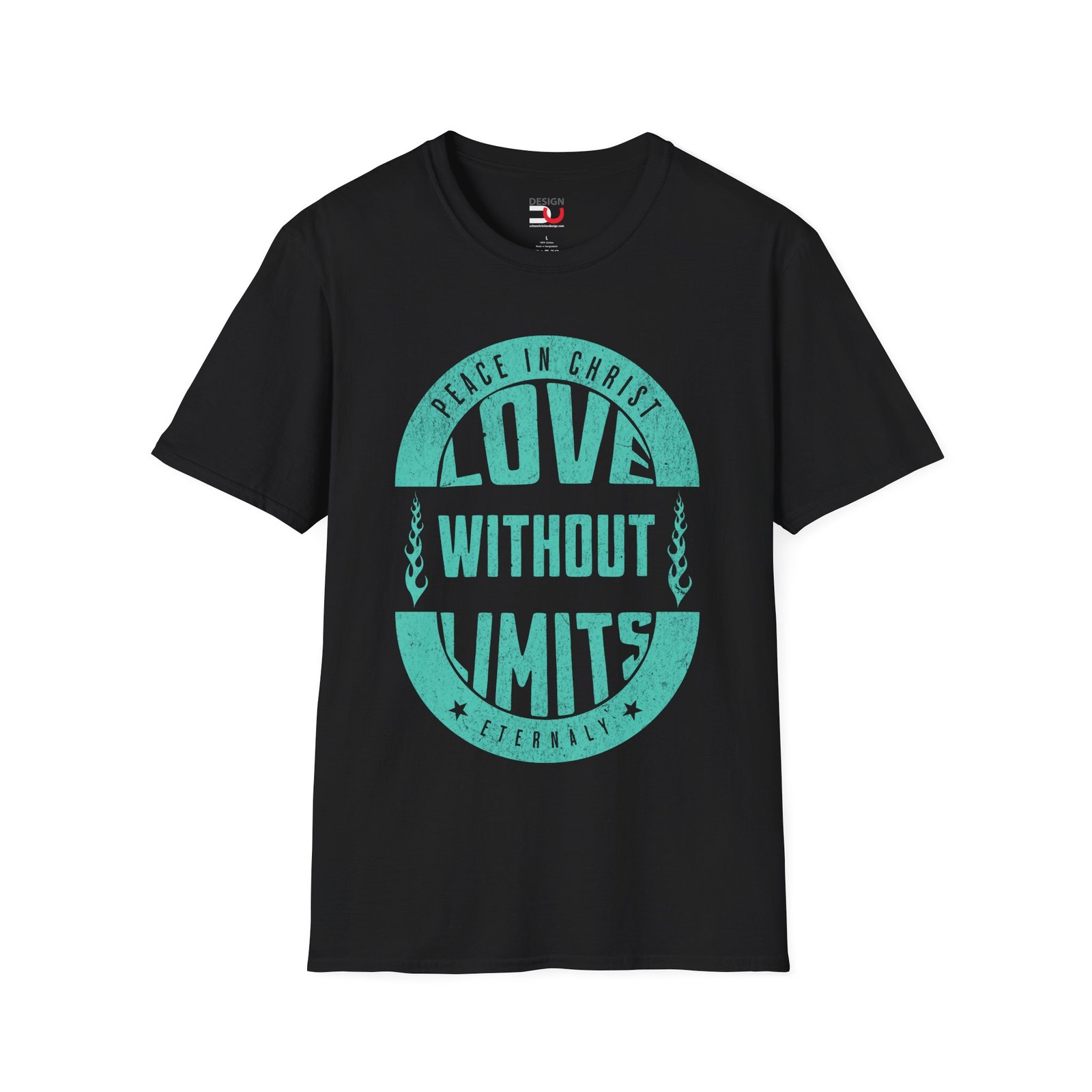 Love Without Limits T-Shirt — Peace in Christ Christian Tee - Image 2