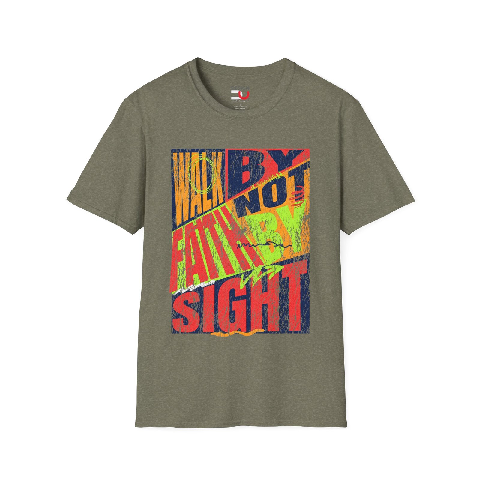 Walk By Faith Not By Sight T-Shirt — Christian Faith Tee - Image 3