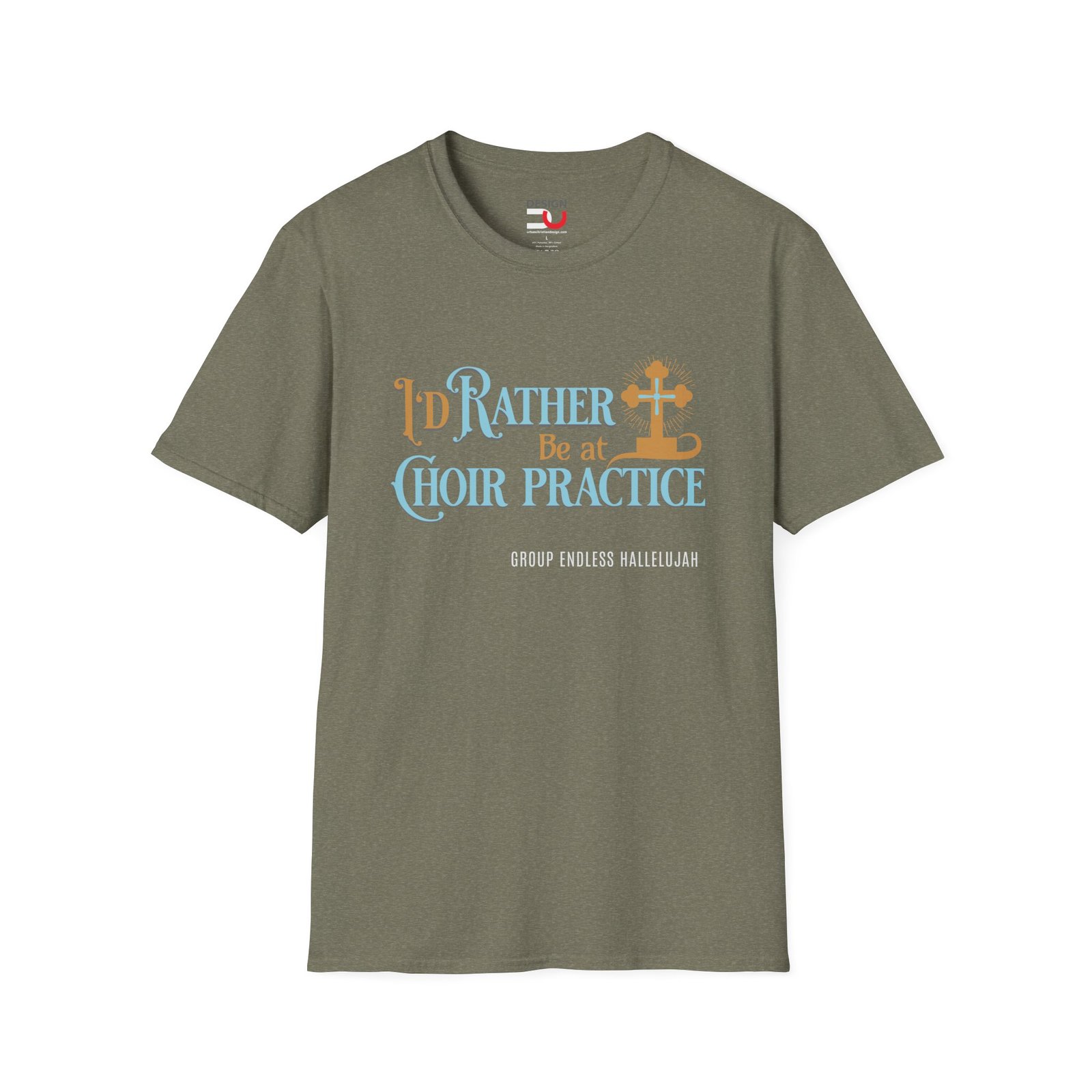 "I'd Rather Be at Choir Practice" T-Shirt — Church Music Tee - Image 4