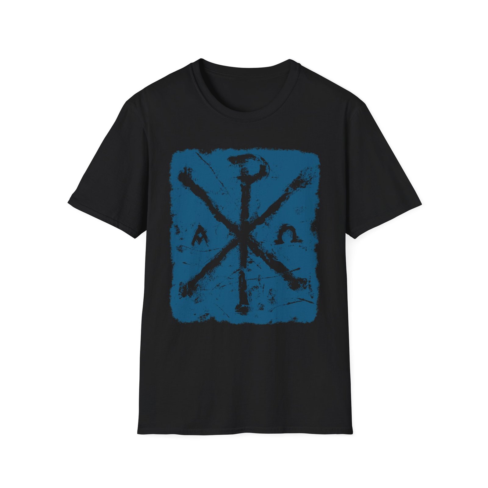 Chi-Rho Christian T-Shirt — Ancient Alpha & Omega Symbol Tee - Image 2