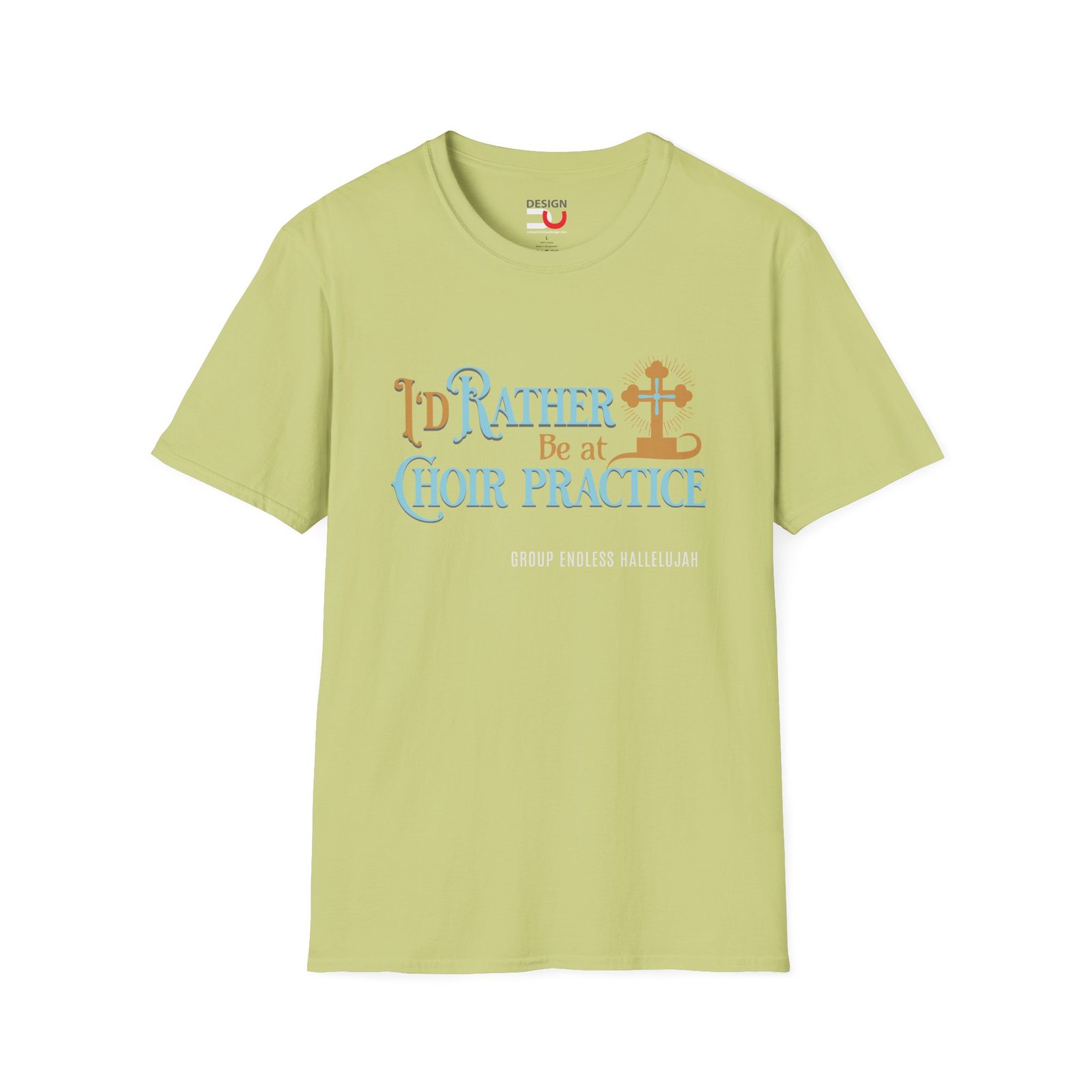 "I'd Rather Be at Choir Practice" T-Shirt — Church Music Tee - Image 3