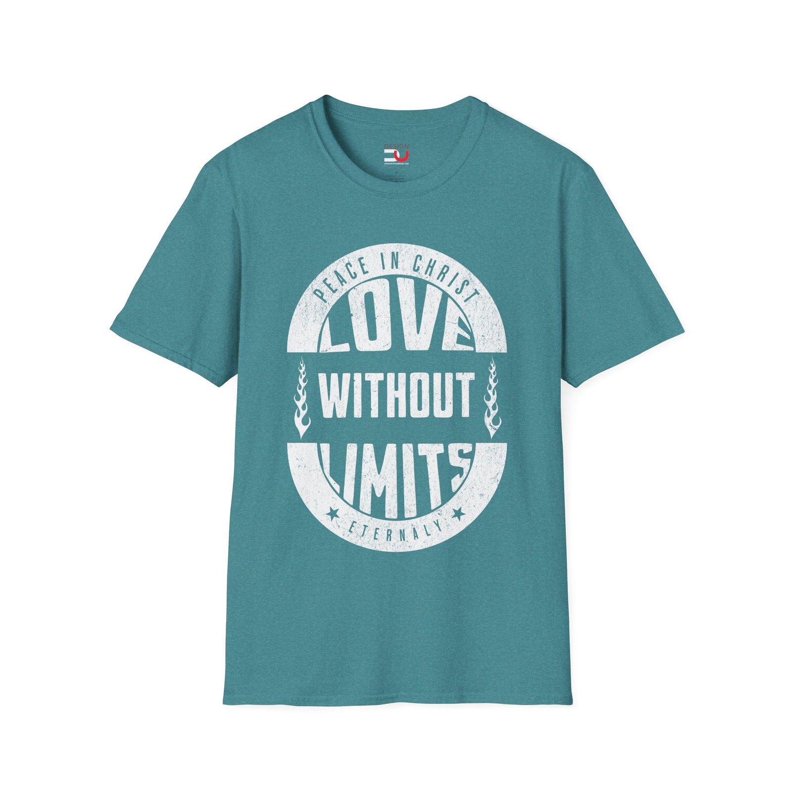 Love Without Limits T-Shirt — Inspirational Christian Faith Tee - Image 4