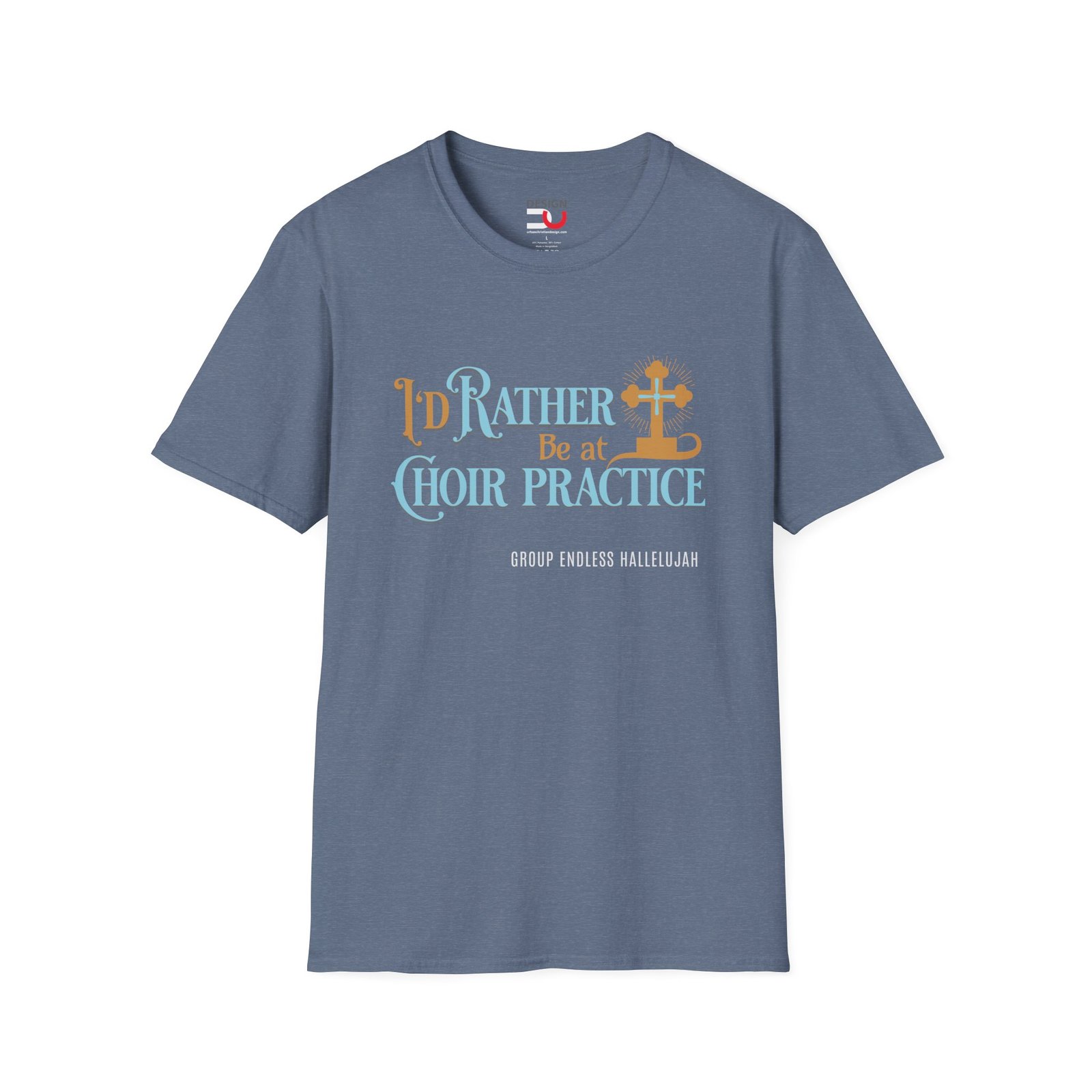"I'd Rather Be at Choir Practice" T-Shirt — Church Music Tee - Image 6