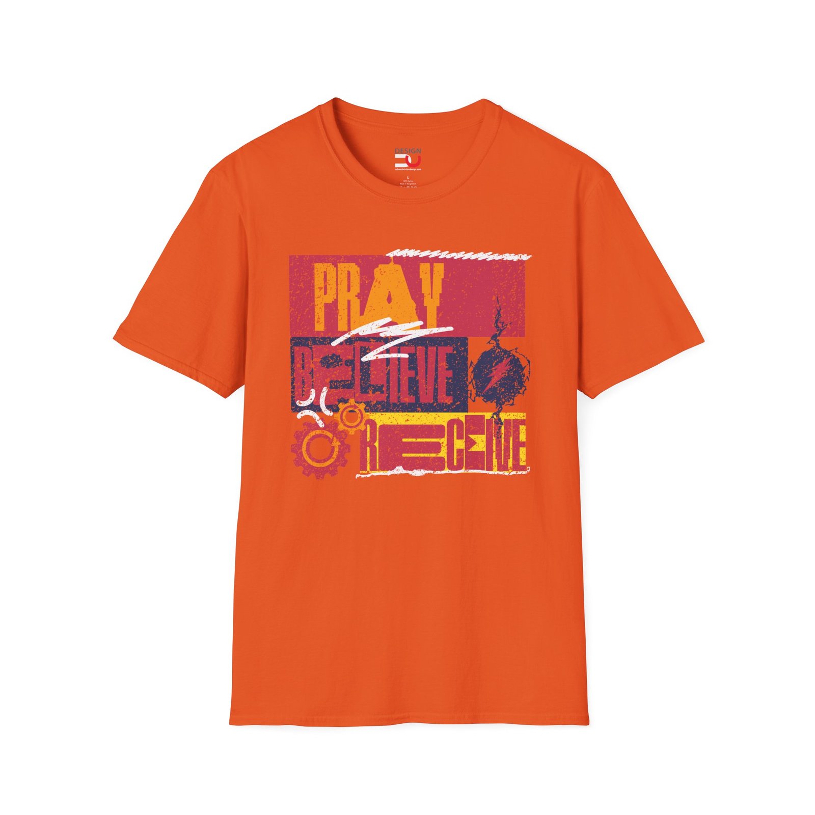 Pray, Believe, Receive T-Shirt — Inspirational Christian Tee - Image 2