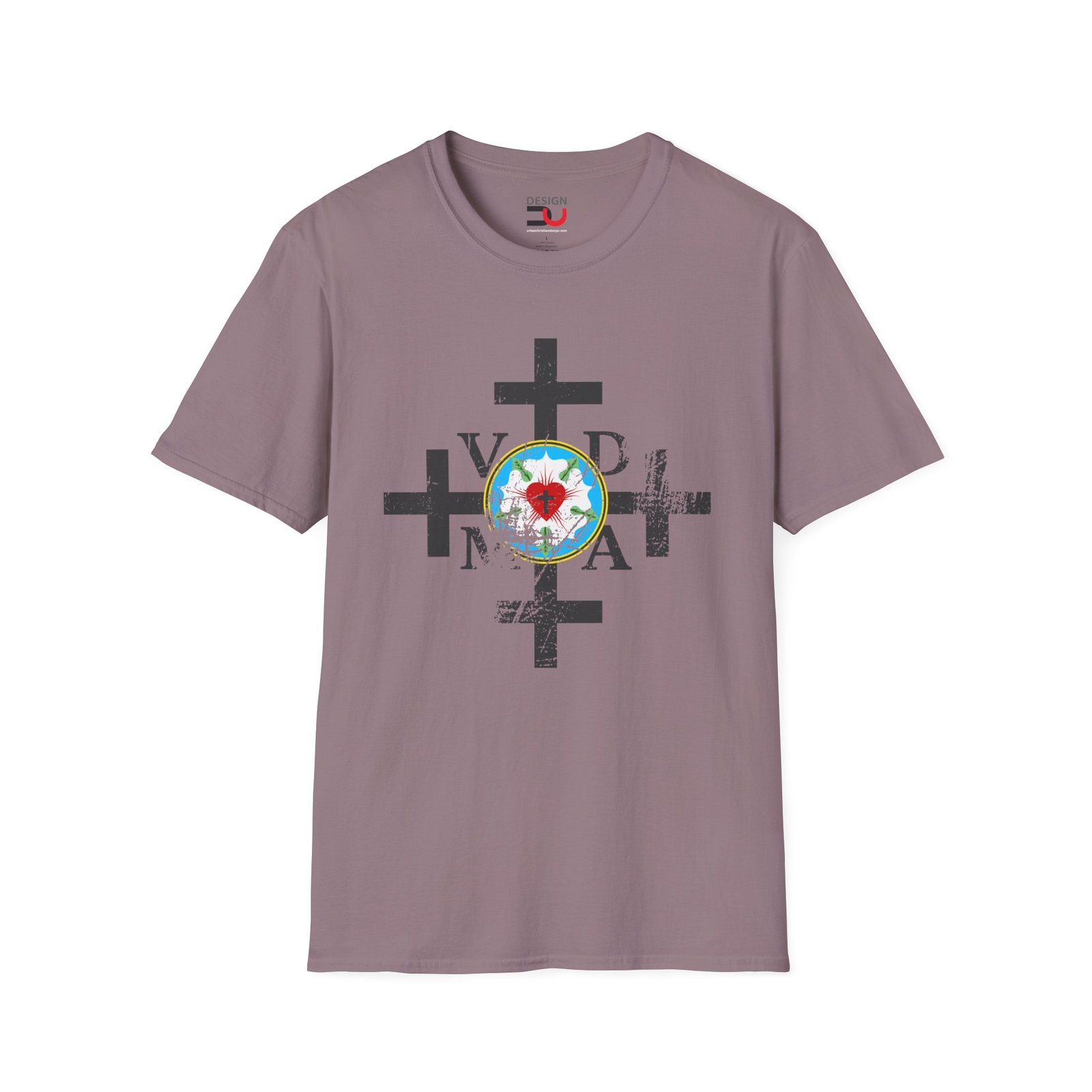 Lutheran Rose VDMA T-shirt - Verbum Domini Manet in Aeternum Tee - Image 4