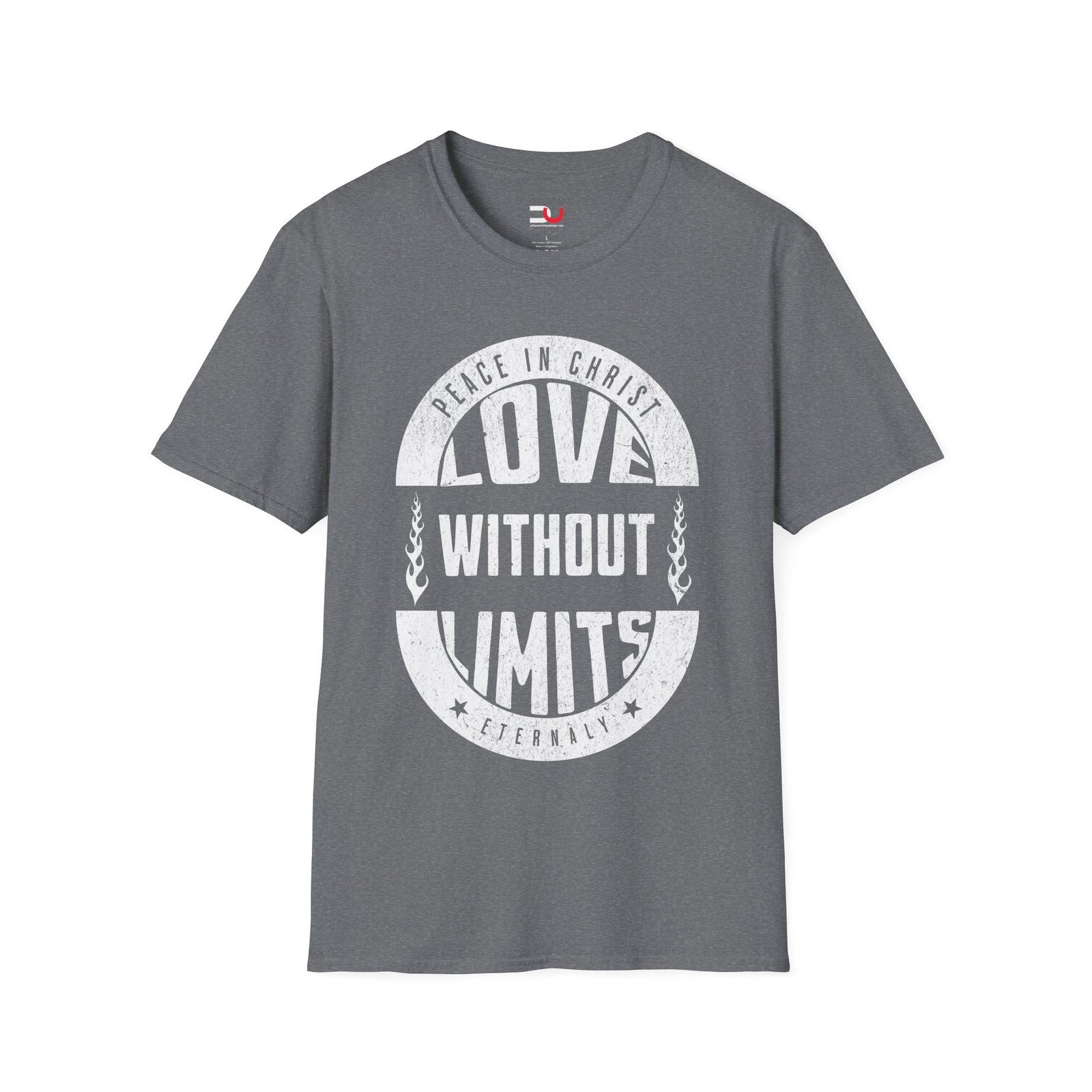Love Without Limits T-Shirt — Inspirational Christian Faith Tee - Image 3